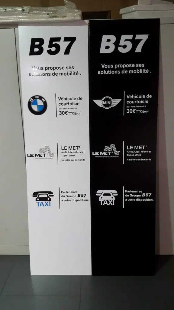 Signalétique BMW